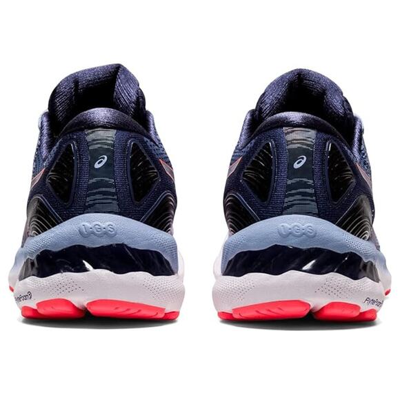 ASICS Women's Gel-Nimbus 23 Running Shoes Mist/Blazing Coral, Size 6 B - Picture 6 of 10